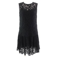 DOLCE&GABBANA one piece Black Tag Cutwork Lace Sleeveless black Women 36