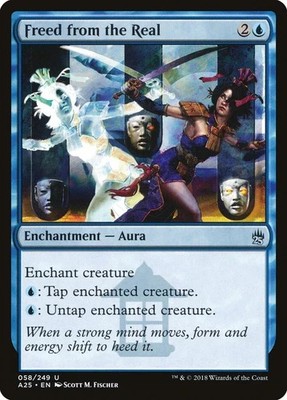 Magic the Gathering Freed from the Real Masters 25 #58 2018 Uncommon MTG Card