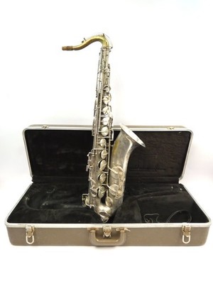 Vintage Bundy II by Selmer Tenor Saxophone   Silver Plated