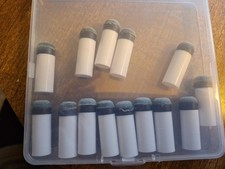 10 Sets Screw on Pool Cue Tips Replacement Billiard Cue Tips with White Pool...