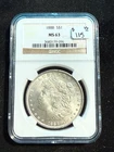 1888 MORGAN DOLLAR NGC MS 63 096