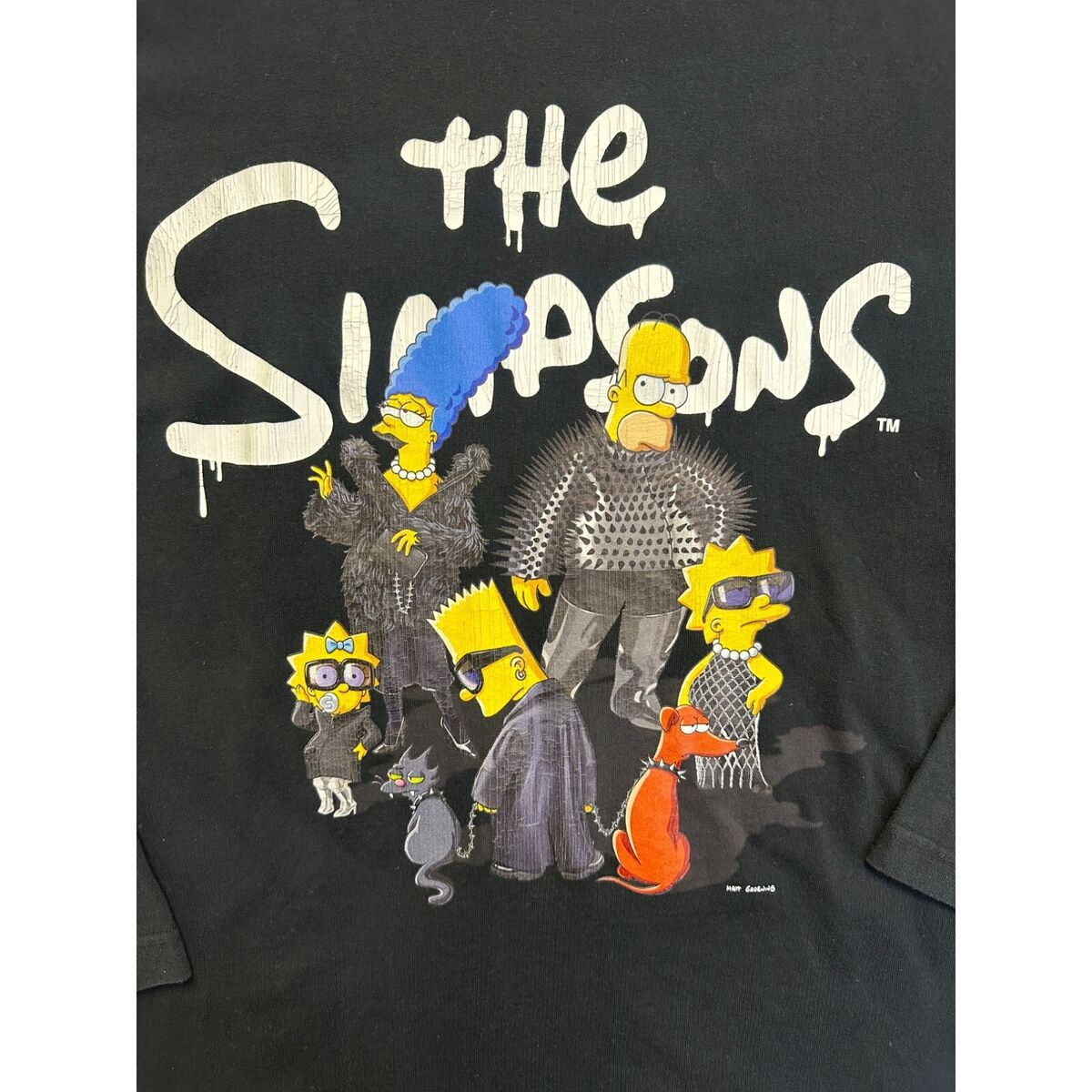 Balenciaga x The Simpsons Graphic Printed L/S Shirt | eBay Balenciaga x The Simpsons Graphic Printed L/S Shirt | eBay