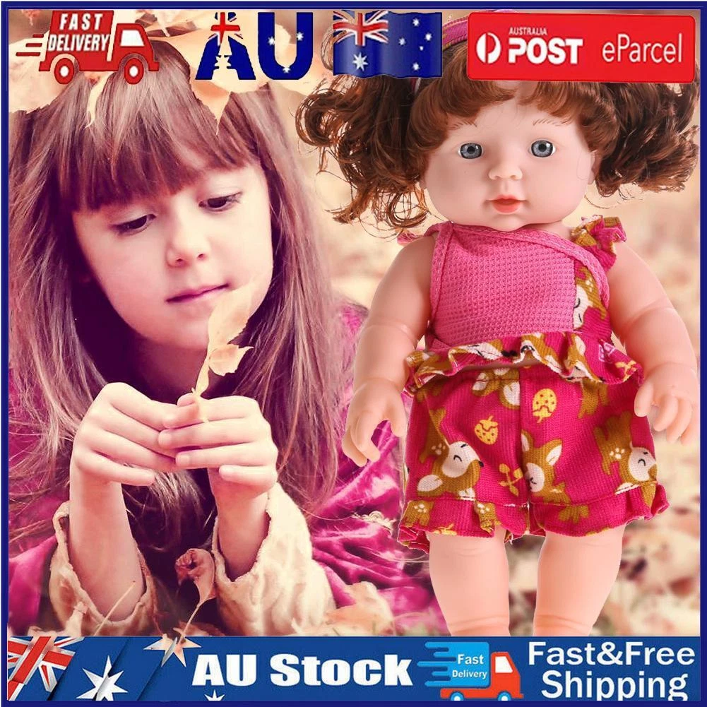 Reborn Baby Doll Soft Vinyl Silicone Lifelike Newborn Baby