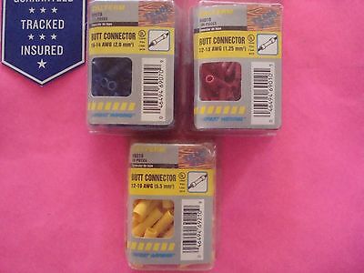 250 PC BUTT CONNECTOR NYLON STRAIGHT  22-18 16-14 12-10 TERMINAL UL MADE IN USA 