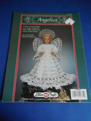 Angelica Weihnachten Baumplatte Engel Puppe Faser Handwerk Häkelmuster FCM305