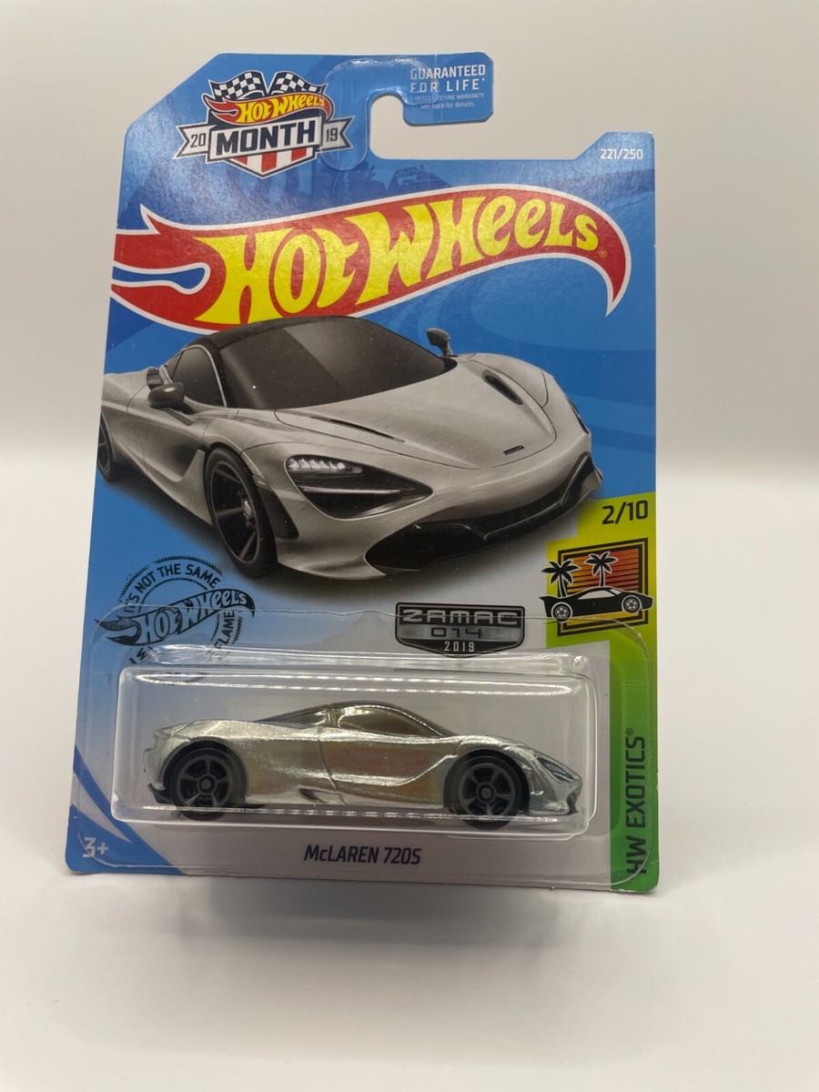 Hot Wheels McLaren 720S Zamac 2018 - Échelle 1:64 - #2/10 - Neuf, Métal