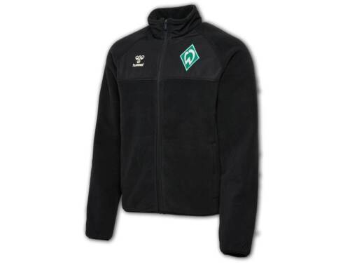 Hummel Werder Bremen Travel Fleece Jacket schwarz SVW Sportjacke Jacke Gr.M-3XL - Picture 2 of 5