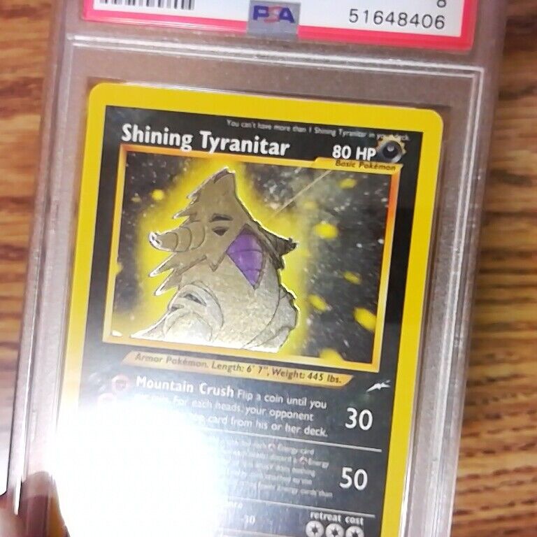 Shining Tyranitar 113/105 NEO DESTINY Graded Pokemon Card Shining Tyranitar 113/105 NEO DESTINY Graded Pokemon Card
