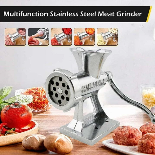 Heavy Duty Meat Grinder Mincer Stuffer Manual Sausage Filler Sauce Maker Machine - Picture 6 of 12
