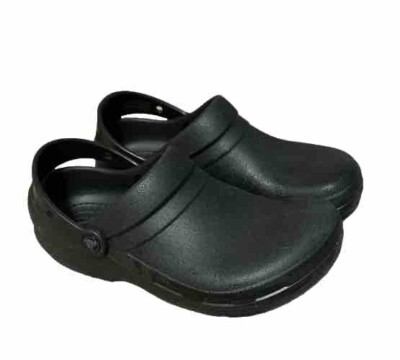 Unisex black crocs women s size 9 ~men size 7￼ ~ Great Condition!