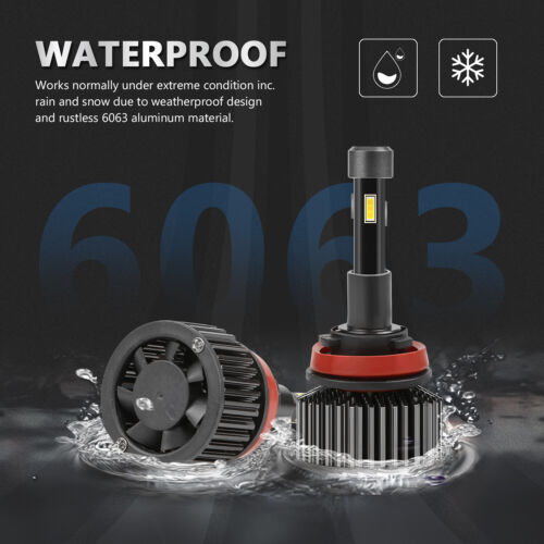 MOSTPLUS 130W 13000LM 4 Sides TX1860 LED Headlight Low Beam H8 H9 H11 6000K Bulb - Picture 9 of 10