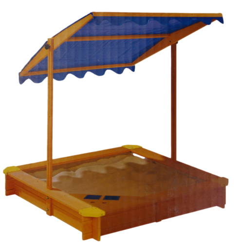 Playtive Junior Sandkasten Mit Dach Garten Kinderfreispiel Eisdiele Sandkiste-image