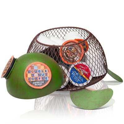 Made Easy Kit Coffee Pod Organizer, Coffee Bar Functional Décor, Sea Turtle