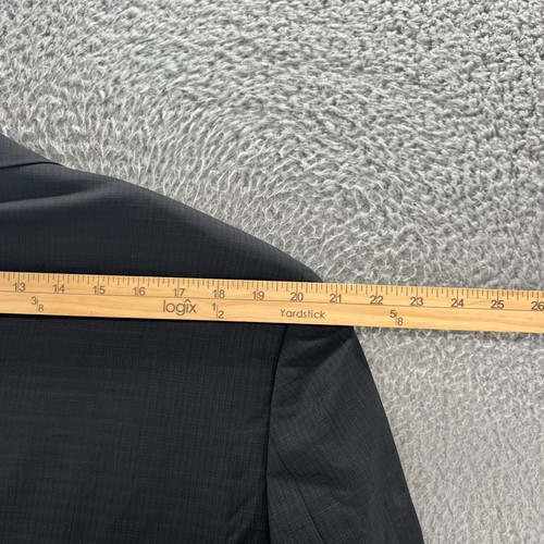 HUGO BOSS Suit Mens 46L Black 2 Button Blazer Wool Dress Pants 40X34 - Picture 4 of 20