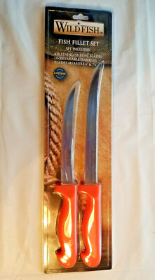 Fish Fillet Sets WildFish Fish Fillet Set .420 Stainless Steel Blades 6