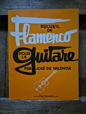 RARO RECUEIL DE FLAMENCO- PER CHITARRA JOSÉ DE VALENCIA- MUSICA ARTE COLLEZIONE 