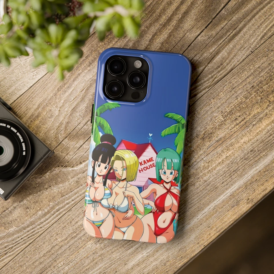 N18 Waifu Geek Fanart iPhone Case Japanese 90s Anime Manga Tough Phone Cases - Image 2 of 4
