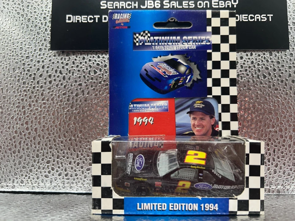 Rusty Wallace #2 Ford 1994 T-Bird acción fundido a presión 1 de 16128 Foto 2 de 3