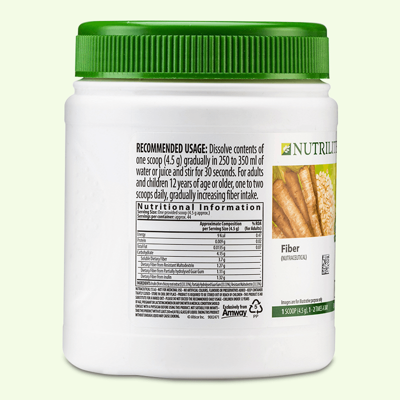 Amway Nutrilite Fiber Powder Pack 200gm Daily Use Free Shipping