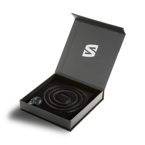 SERASAR | Men's Leather Necklace "Skull" with Stainless Steel Pendant | Giftbox - Picture 3 of 22
