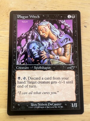 Plague Witch [Nemesis] Magic MTG