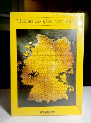 Deutschland, Ein Puzzlespiel (Germany, a Puzzle) Postdienst 387 Pcs New Sealed!