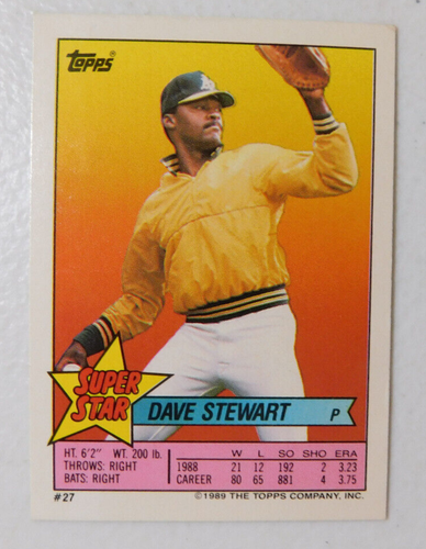 1989 TOPPS MINI BASEBALL CARD SUPER STAR YOU PICK YOUR CARD #'s 8-64 (item#E63) - Picture 36 of 85