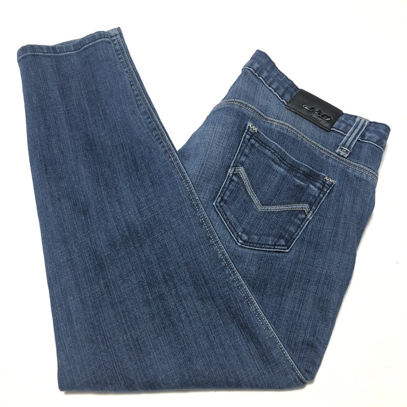 Jag Jeans Women’s Size 31 Low Rise Skinny Cotton Cropped Blue Jeans 