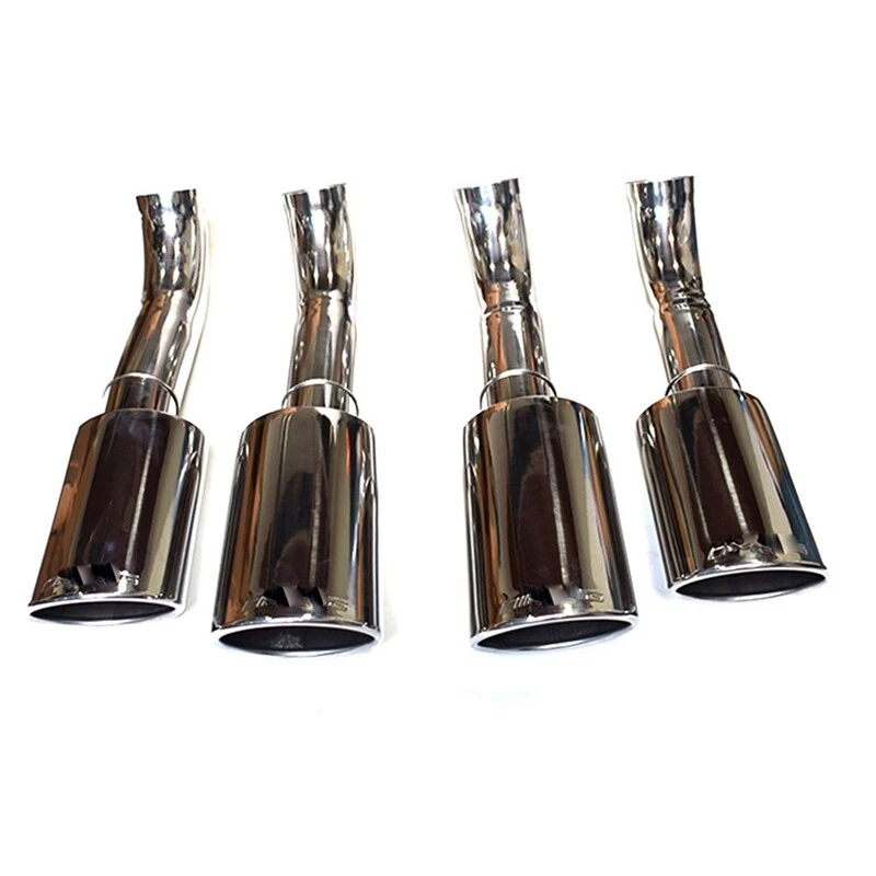 Puntas de tubo silenciador de escape de coche para Mercedes Benz W464 G500 G550 G63 Clase G 16-23 Foto 3 de 4