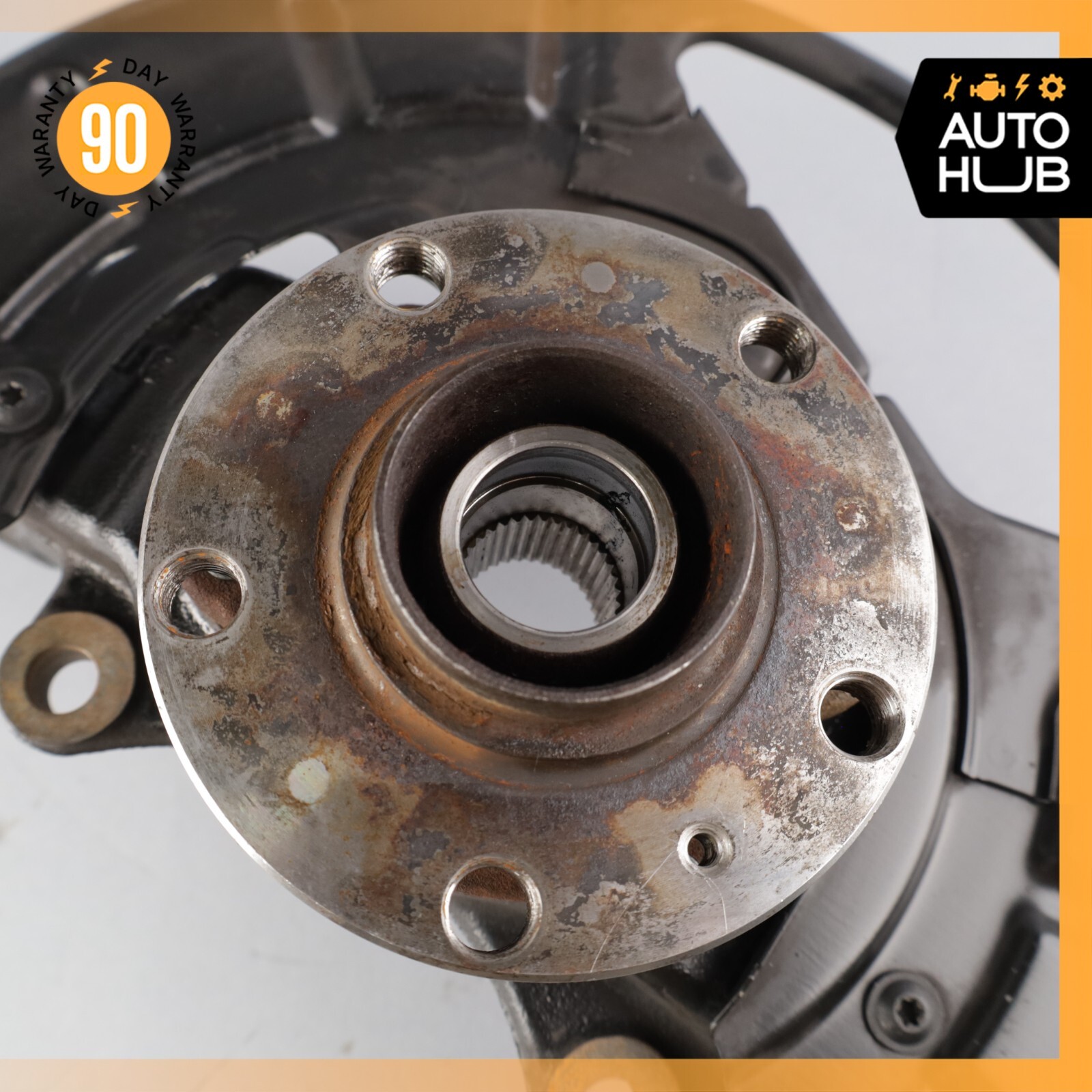 03-07 Bentley Continental GT Coupe Front Right Side Spindle Knuckle Hub OEM 65k