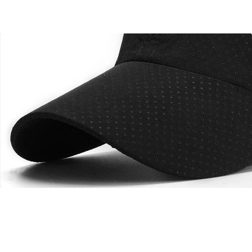 Fashion Summer Peaked Men Baseball Sun Proof Hat for Outdoor Travel (Black) - Bild 7 von 11