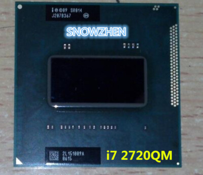 Intel Core i7-2720QM CPU 4Cores 2.2-3.3GHz 6M SR014 Socket G2 Notebook Processor