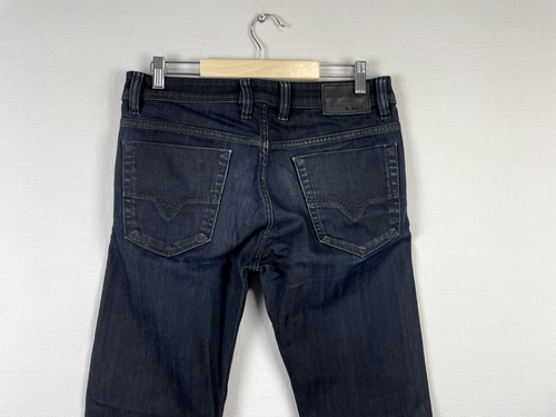 Diesel VIKER-R-BOX Regular-Straight Wash 008W3_Stretch Black Denim Jeans W30 L32 - Picture 12 of 21