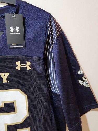 XL - Navy Midshipmen Jersey Football Under Armour Naval Academy NWT - Picture 4 of 8