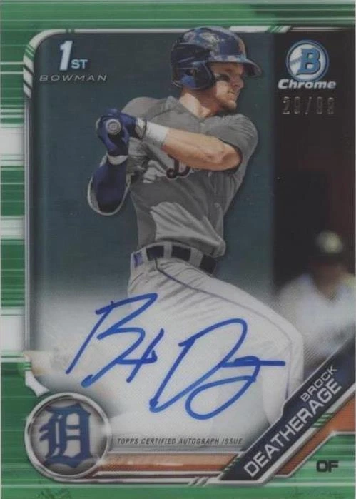 その他 Brock Deatherage Bowman Chrome Rc Auto Bowman - Brock Deatherage #CPA-BD 2019 for sale | eBay