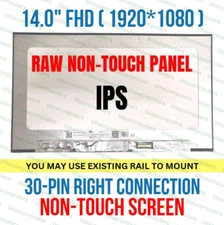 B140HAN06.3 14.0" LED LCD Screen 1920X1080 eDP Display NO Screw holes