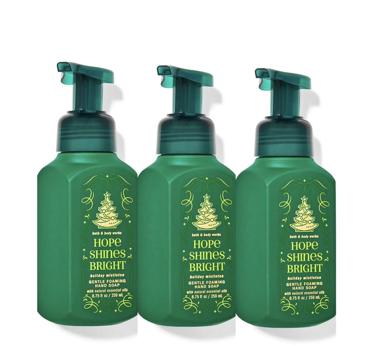 専用 Bath & Body Works Soap Mist Holiday Bath & Body Works Hopes Shines Bright Holiday Mistletoe Foaming