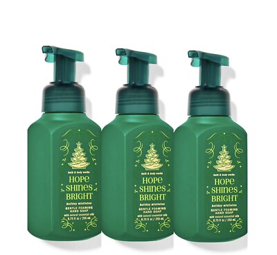 Bath & Body Works Hopes Shines Bright Holiday Mistletoe Foaming
