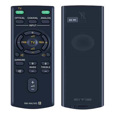 RM-ANU160 Ersatz Fernbedienung für Sony Audio System HT-CT60 SA-CT60