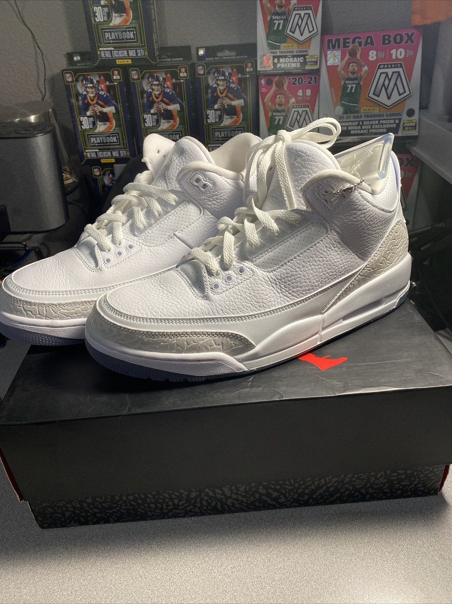 Jordan 3 Retro Triple White Sz 9.5 With Original Box 2018 191885403670 | eBay Jordan 3 Retro Triple White Sz 9.5 With Original Box 2018 191885403670 | eBay
