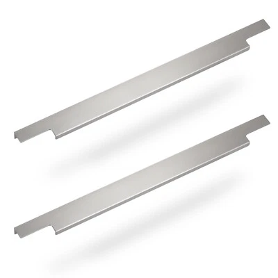 2 maniglie per mobili Sotech Blankett Slim 595 mm alluminio cromato opaco maniglie per mobili maniglia da cucina