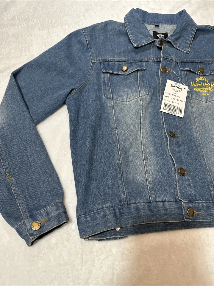 Chaqueta vaquera vintage Hard Rock Tamp talla M nueva con etiquetas Foto 4 de 4