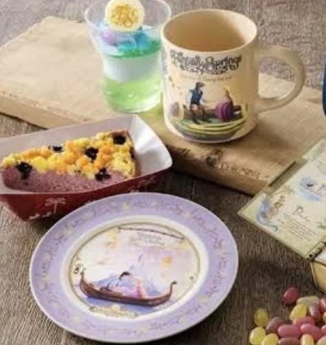 Tokyo DisneySea Fantasy Springs Coppa Souvenir Impigliato + Set di Piastre Giappone Limitato - Foto 10 di 10