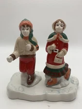 Vintage Christmas Carolers Salt &Pepper Shakers-Lillian Veron