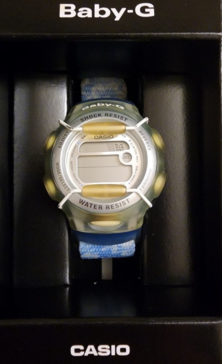 RARE! 2001 CASIO Baby-G BG-164 (2286) Women's Watch with RARE! 2001 CASIO Baby-G BG-164 (2286) Women's Watch with