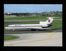 Aviation Airplane Airline postcard HOLIDAY AIR TU-154M at Dusseldorf OKC A184