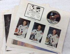 Nasa- Apollo 11 Space Photos, 11 Total, Preowned, 14 X 11 , Card stock
