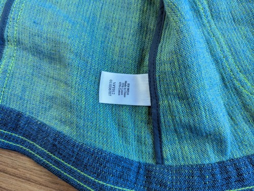 Coldwater Creek Womens Blue Linen Open Jacket Blazer sz M Summer Shacket C4 - Picture 11 of 12