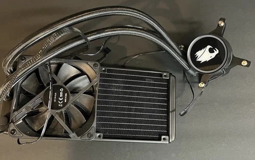 CPU AIO Liquid RGB Pump Cooler w/240mm Radiator & 120mm Fan