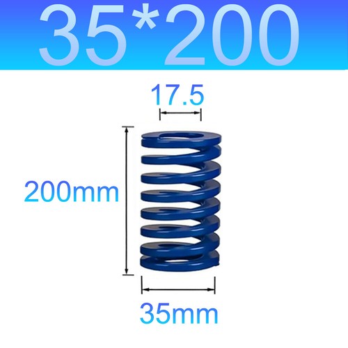 Heavy Load Duty Compression Die Spring ISO 25mm-60mm Dia Red 20mm-300mm Length - Picture 90 of 120